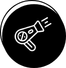 Proyector con símbolo de paz